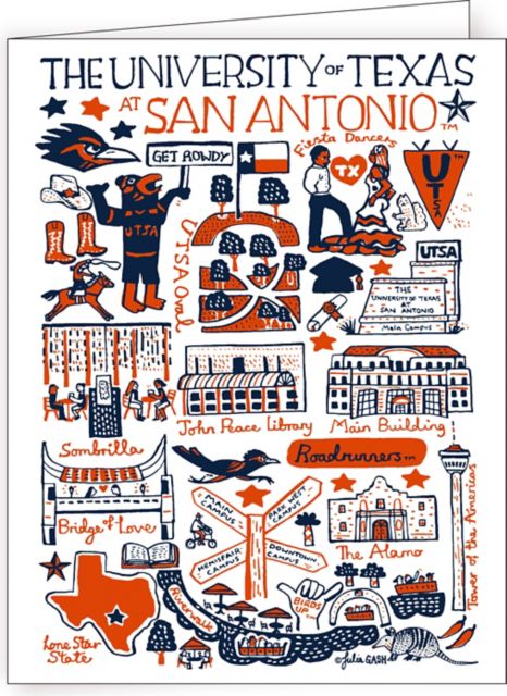 University of Texas San Antonio 10 Pack Notecards
