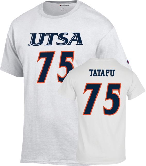 UTSA Football T Shirt Tatafu - 75 - ONLINE ONLY