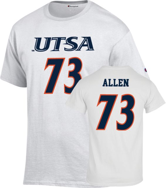 UTSA Football T Shirt Allen - 73 - ONLINE ONLY