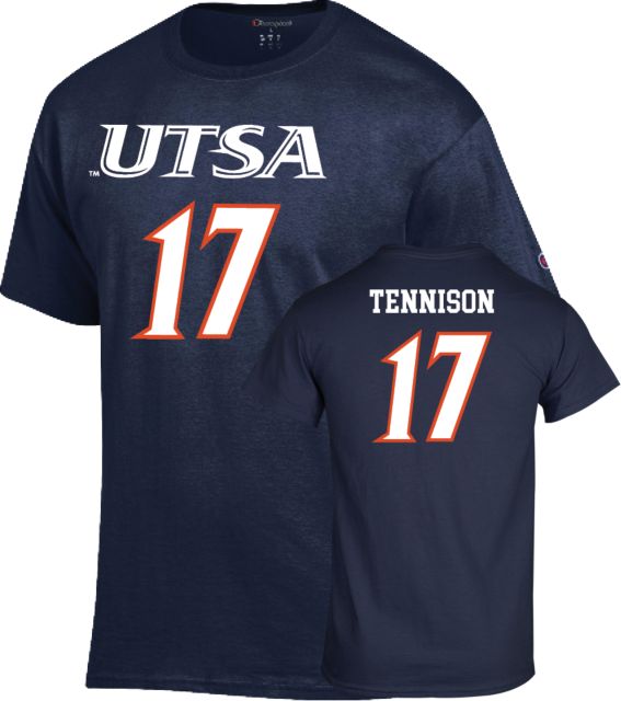 UTSA Football T-Shirt Brandon Tennison - 17 - ONLINE ONLY