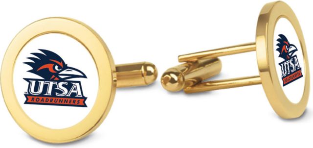 CSI Gold Cufflinks (Gift Boxed) With Colored Medallion - ONLINE ONLY