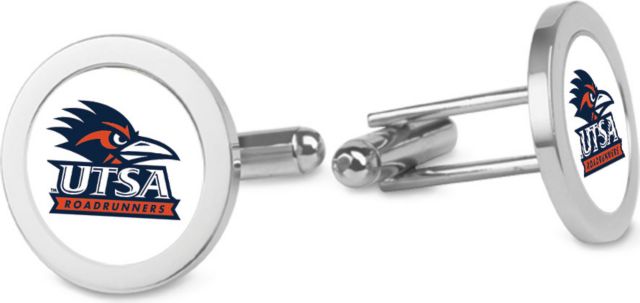 CSI Silver Cufflinks (Gift Boxed) With Colored Medallion - ONLINE ONLY