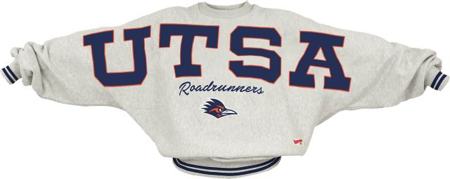 University of Texas San Antonio Roadrunners Women's Ribbed Fleece Crewneck Sweatshirt