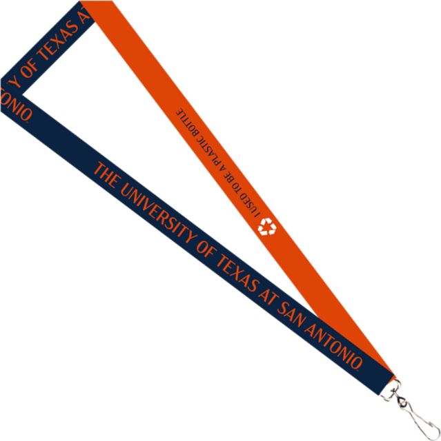 University of Texas San Antonio Recycled Lanyard