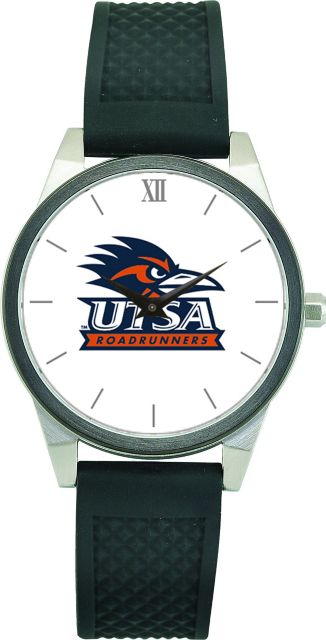 CSI Women's Wristwatch (Gift Boxed) With Black Silicone Strap And Color Medallion. - ONLINE ONLY