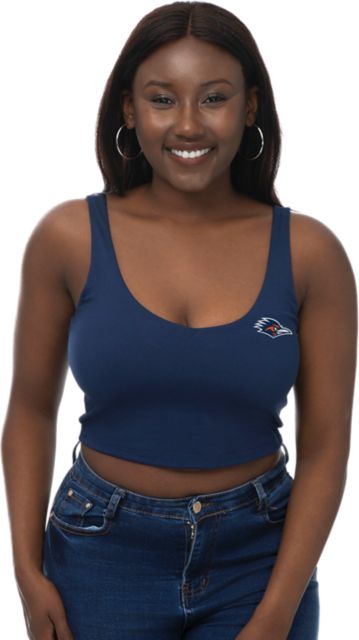 University of Texas San Antonio Women's V-Neck Cropped Tank Top