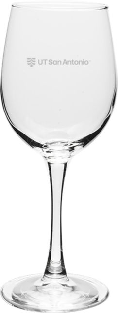 University of Texas San Antonio 12 oz. Wine Glass