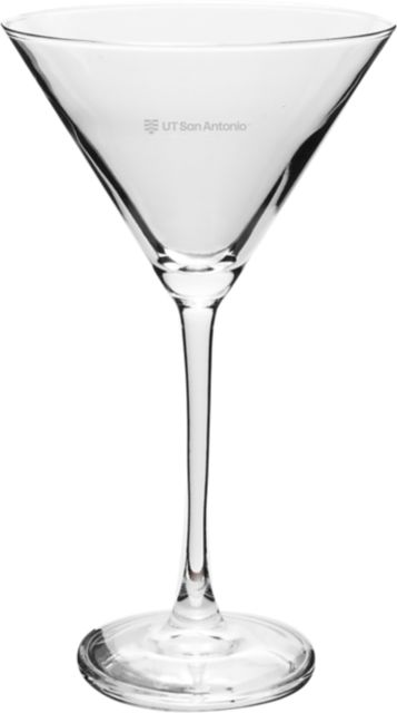 University of Texas San Antonio 10 oz. Martini Glass