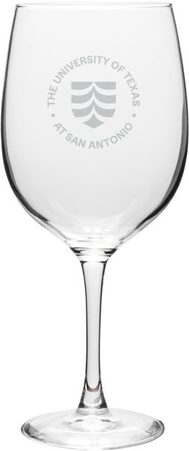 University of Texas San Antonio 19 oz. Wine Glass