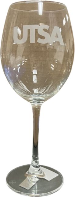 University of Texas San Antonio 19 Oz. Wine Glass