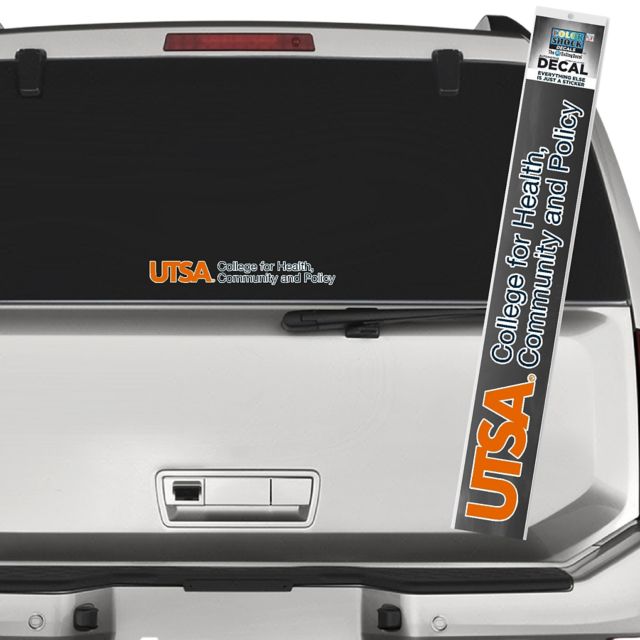 University of Texas San Antonio College for Health, Community, and Policy Decal