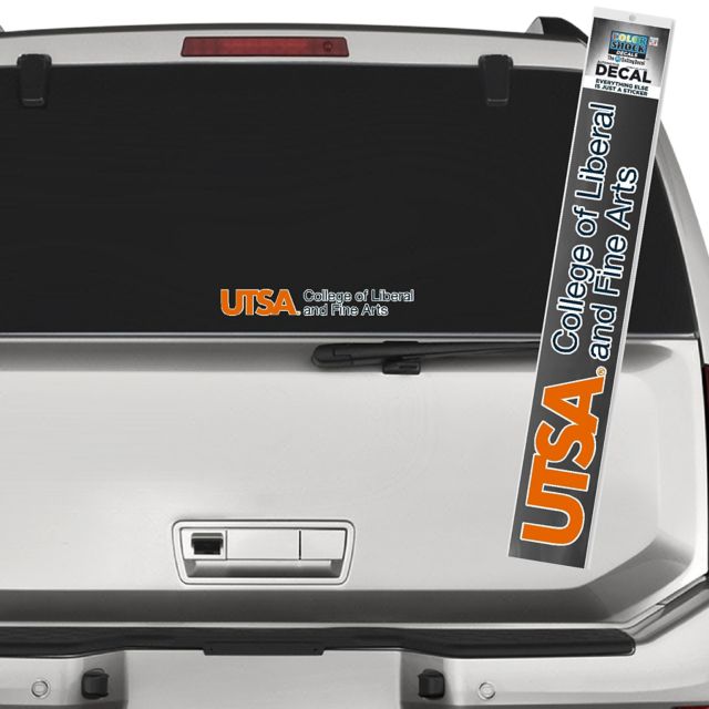 University of Texas San Antonio College of Liberal and Fine Arts Decal