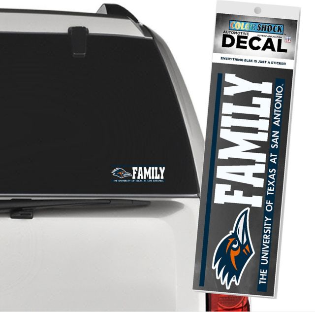 University of Texas San Antonio Mascor Family Decal