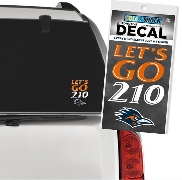 University of Texas San Antonio Let's Go Decal