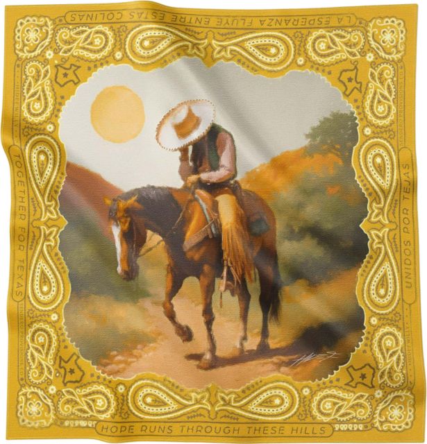 Together For Texas Hope Runs Through These Hills Bandana
