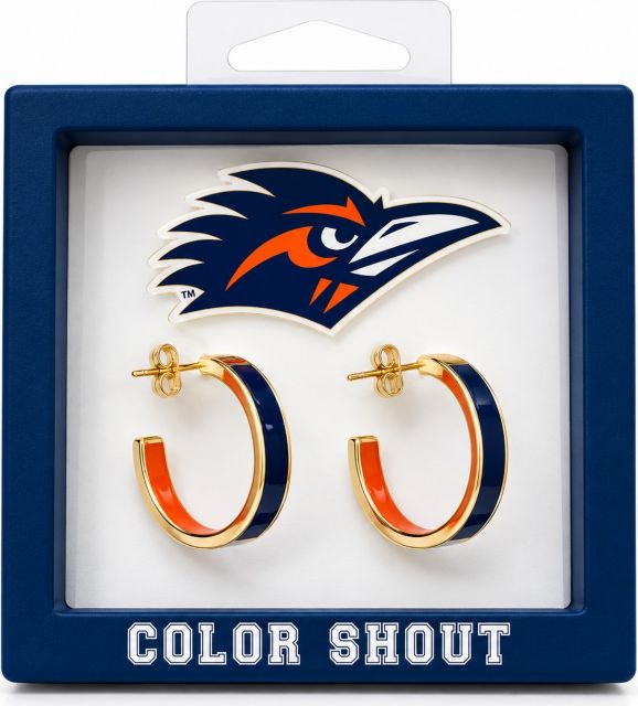 University of Texas San Antonio Hoop Earrings