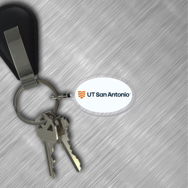 University of Texas San Antonio Acrylic Laser Cut Keychain