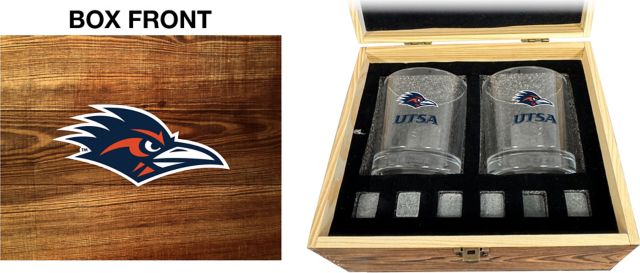 University of Texas San Antonio Rock Glass Box Set