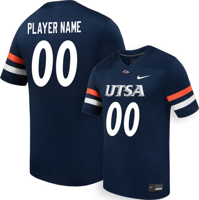 University of Texas San Antonio Football Nike Player Name Replica Jersey