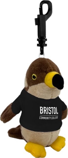 Bristol Community College Plush Keychain
