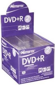 DVD+R MEMOREX 2PK