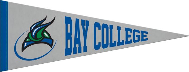 Bay College 9"X24" Full Color Pennant