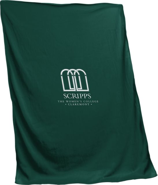 Scripps College 84 x 54 Sweatshirt Blanket