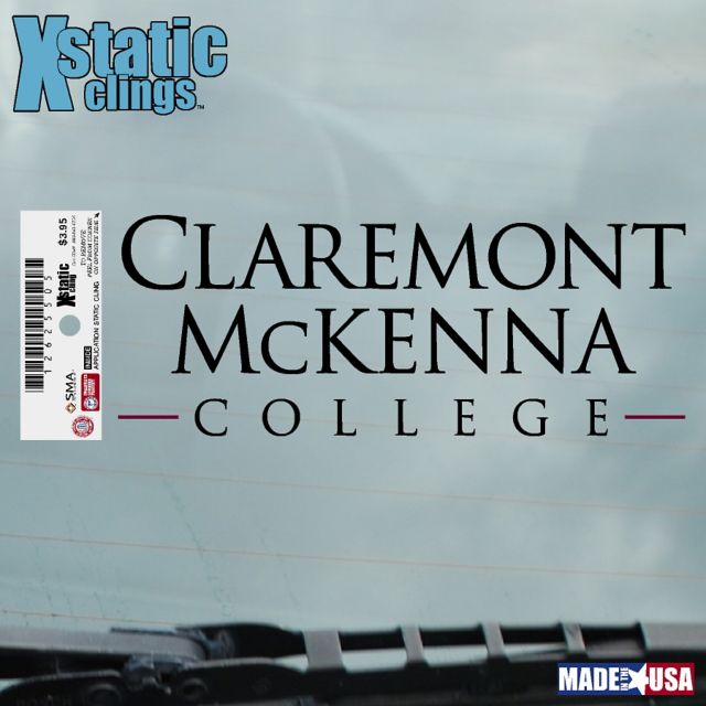 Claremont McKenna College Cling Decal