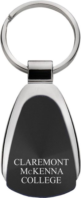 Claremont McKenna College Teardrop Keychain