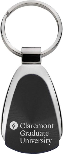Claremont Graduate University Teardrop Keychain