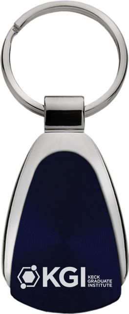 Keck Graduate Institute Teardrop Keychain