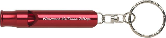 Claremont McKenna College Whistle Keychain