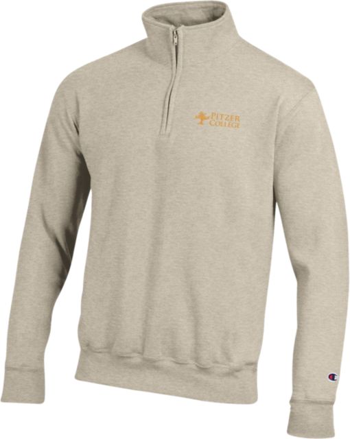 Pitzer College 1/4 Zip Powerblend Jacket