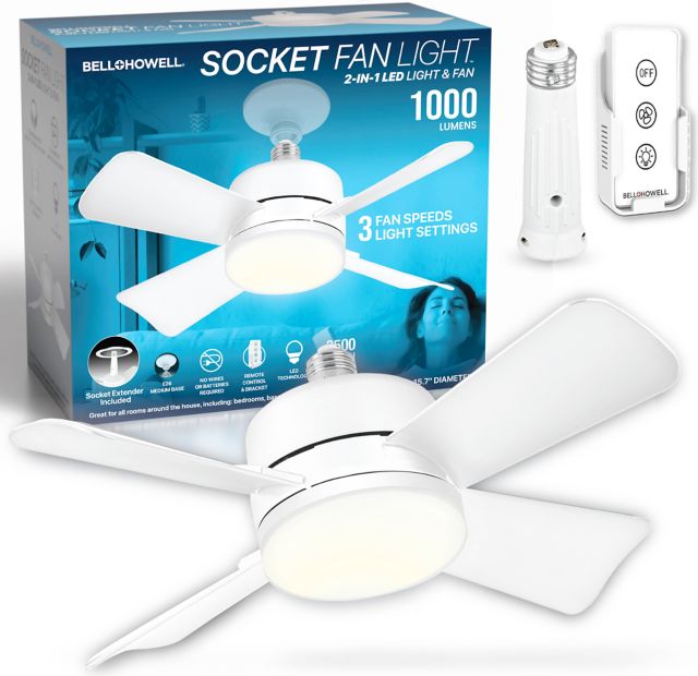 Socket Fanlight Warm Light