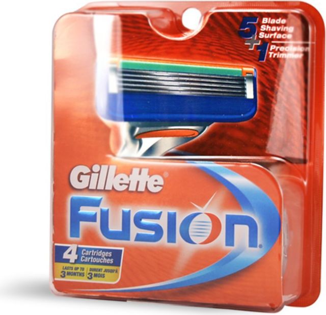 Gillette Fusion Razor Refill Cartridges 4ct