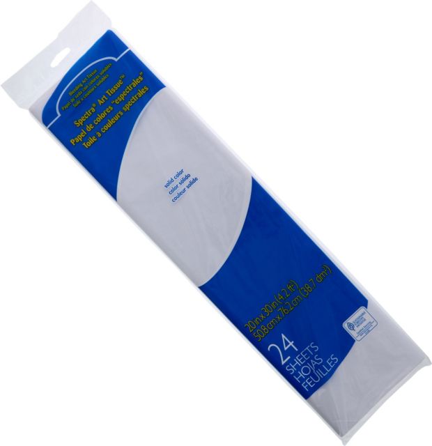 ART TISSUE SPECTRA WHITE 24 SHEETS