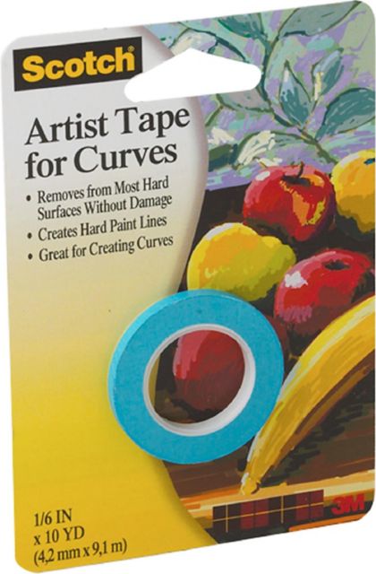 Artist Tape FA2038 For Curves 1/8'' X 10 Yard