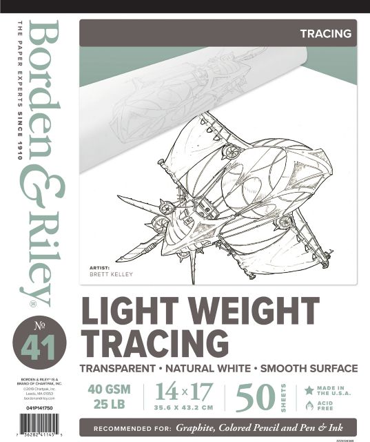 MONROE PARCHMENT TRACING PAD 14X17 50 SHEETS
