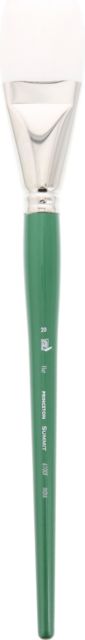 SUMMIT WHITE SYNTHETIC BRISTLE FLAT 20 LONG HANDLE