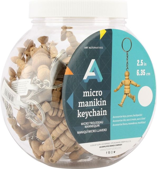 Manikin Keychain 2.5-Inch