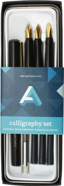Art Tin Calligraphy Set