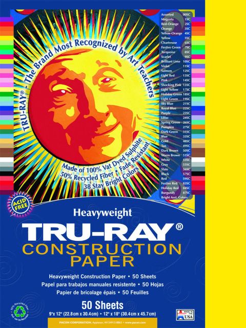 Construction Truray 9 x 12 Assorted 50 Sheets