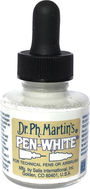 PEN WHITE INK 1OZ