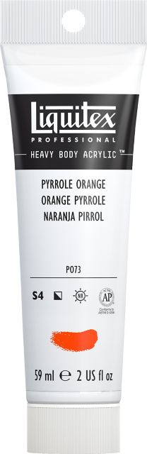 Heavy Body Acrylic 2oz Pyrrole Orange