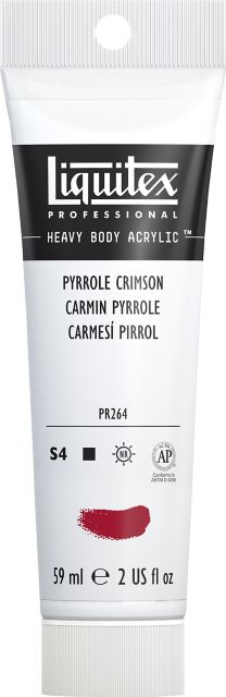 Heavy Body Acrylic 2oz Pyrrole Crimson