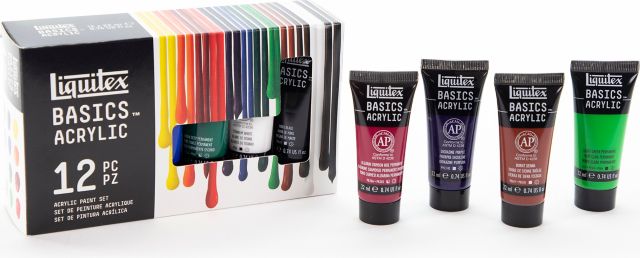 Liquitex® Basics™ 12 Color Acrylic Paint Set