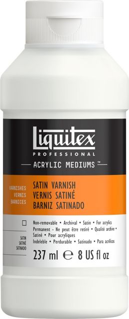 ACRYLIC SATIN VARNISH 8 OZ