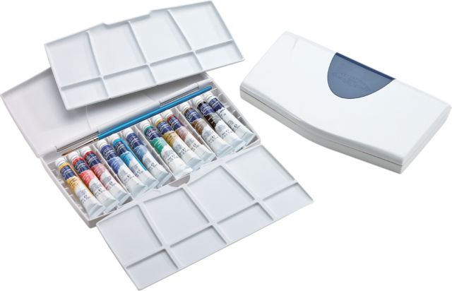 COTMAN WATERCOLOR PAINTING-PLUS TUBE SET