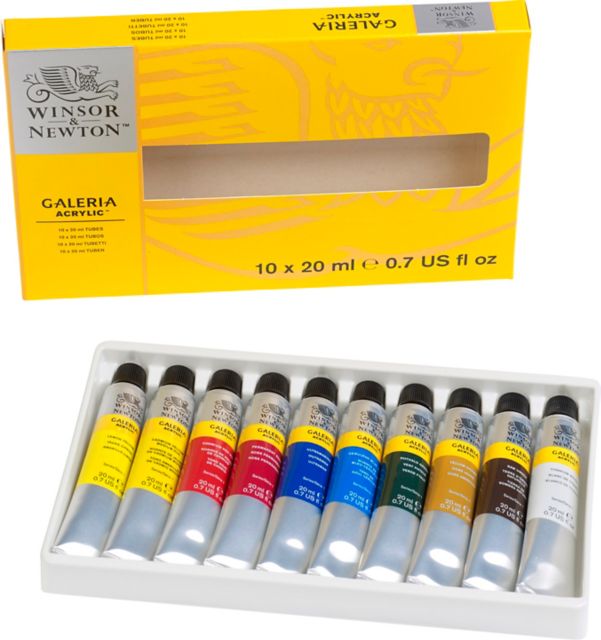 GALERIA ACRYLIC SET 20 ML 10 TUBES