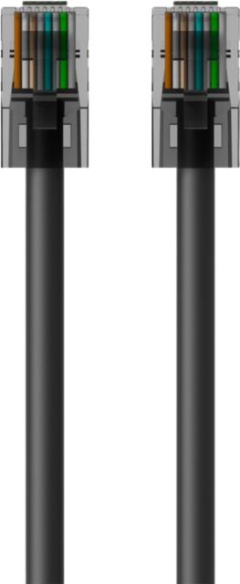 Cat.6 UTP Patch Network Cable, 32.81', Black